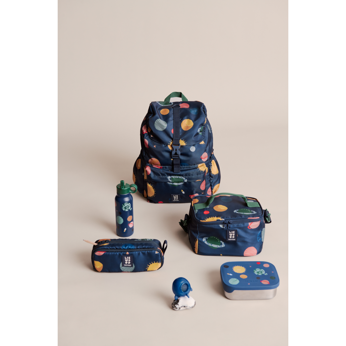 Liewood ARTHUR Lunchbox - Universe / Classic navy - Brotdose
