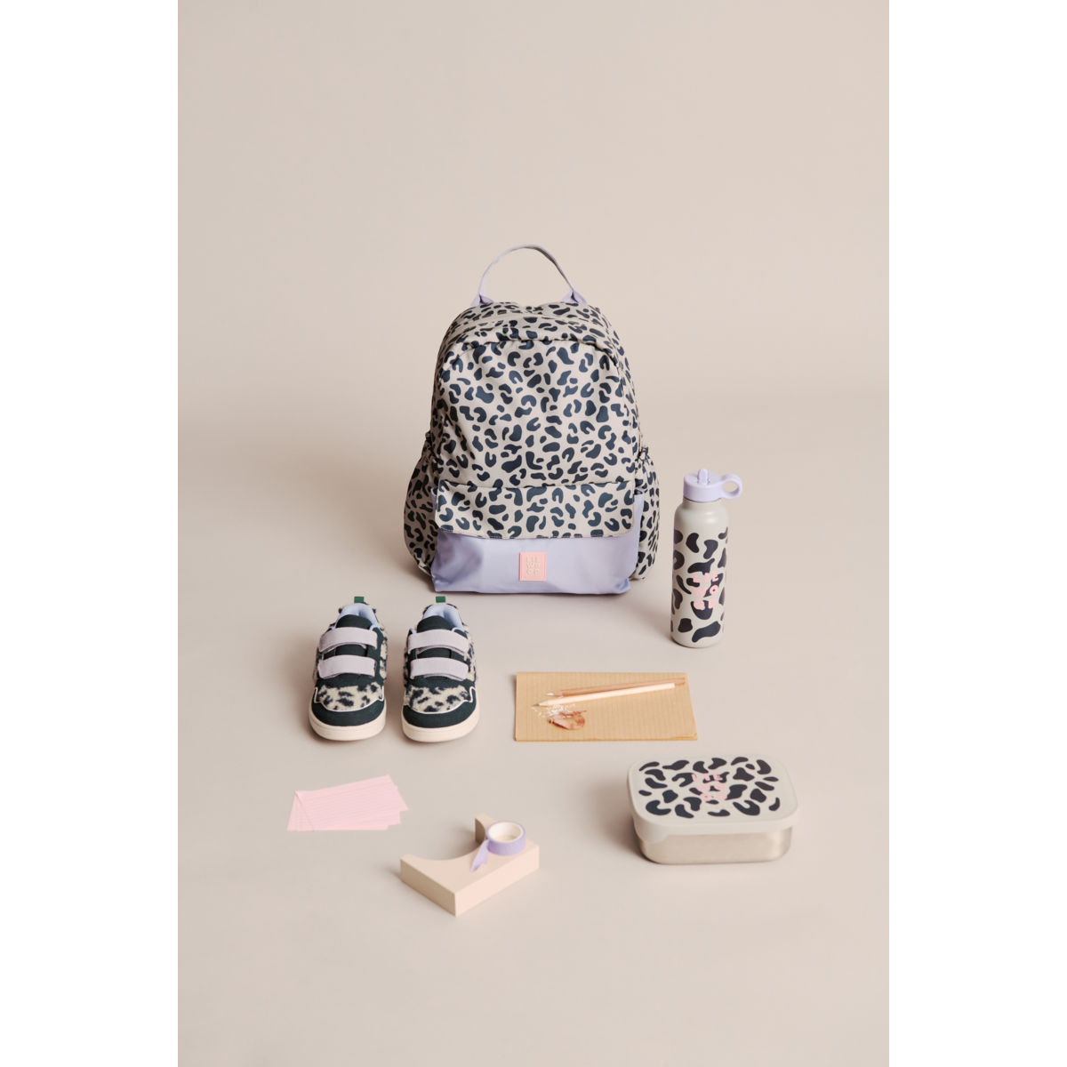 Liewood ARTHUR Lunchbox - Mega leo Mist - Brotdose