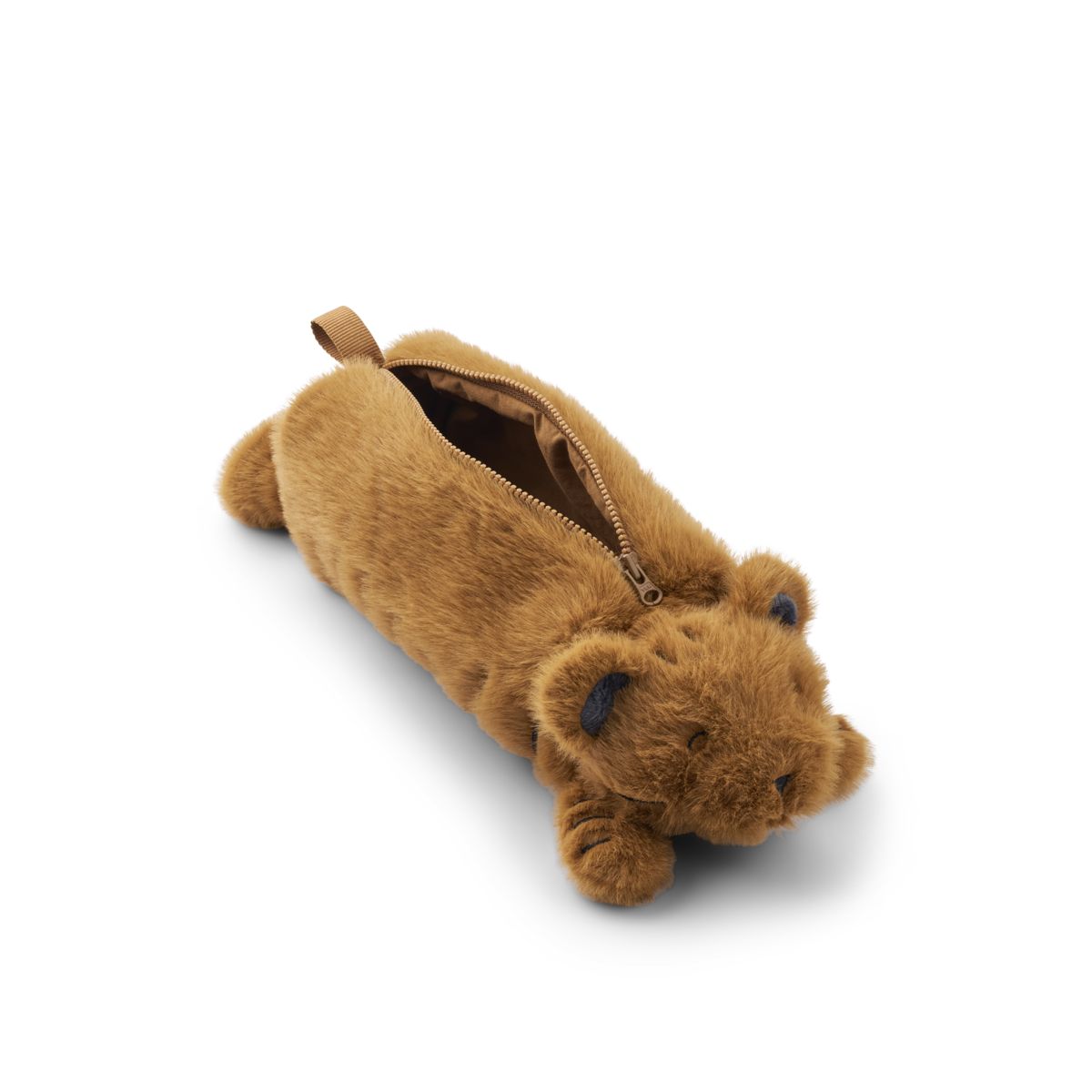 Liewood Dalina Tiger Plüschbeutel - Golden caramel - Federmäppchen