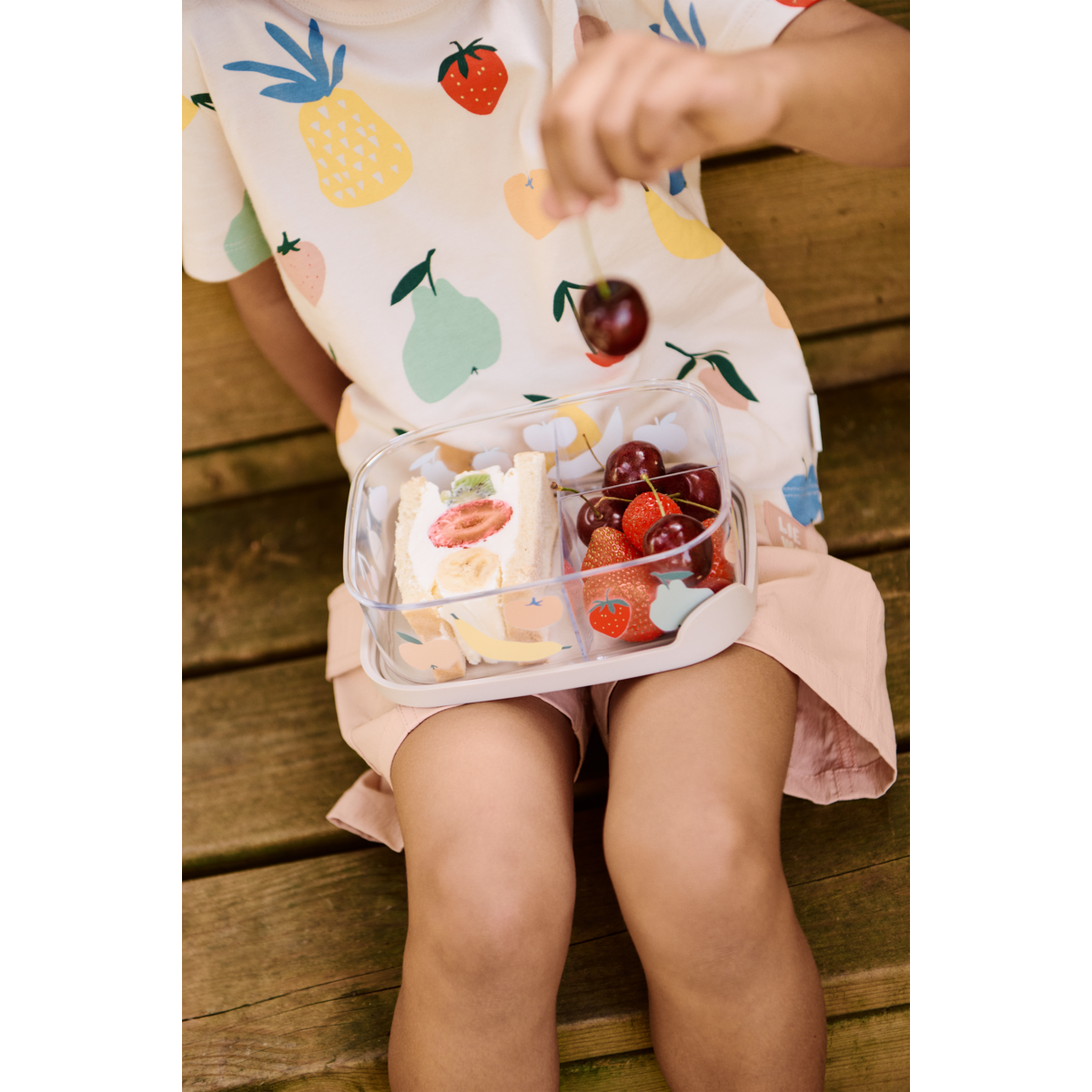 Liewood ARTHUR Tritan-Lunchbox - Fruit / Sandy - Brotdose