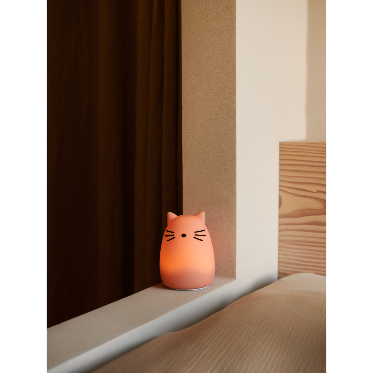 Liewood Winston Nachtlicht - Cat rose - Tischlampe