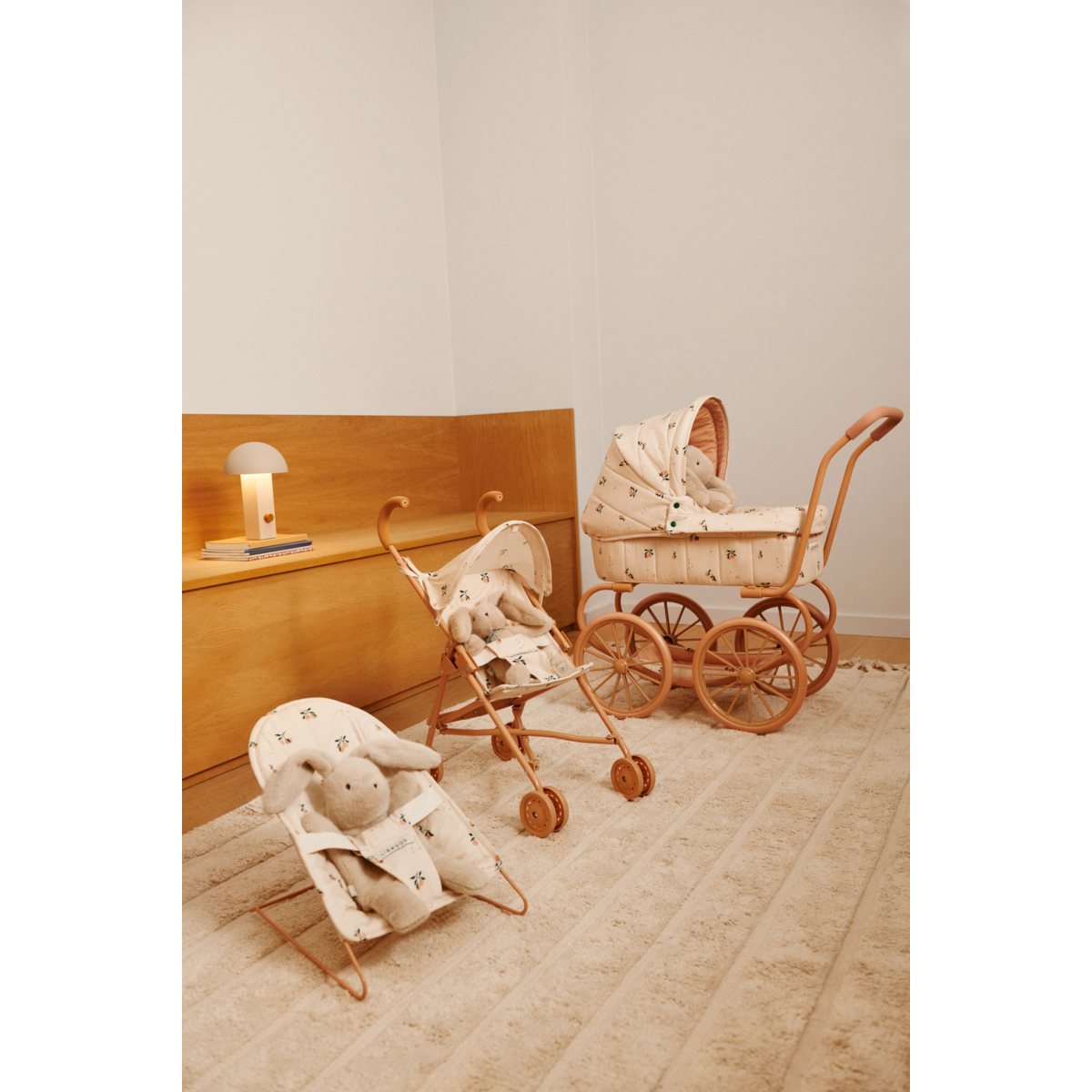 Liewood ELSIE Puppenwagen - Peach / Sea shell - PRETENDES SPIEL
