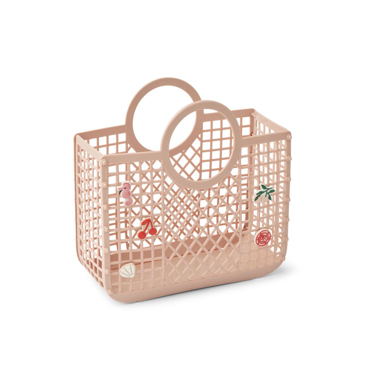 Liewood Samantha Korb mit Anhängern - Rose - KORB-TASCHE