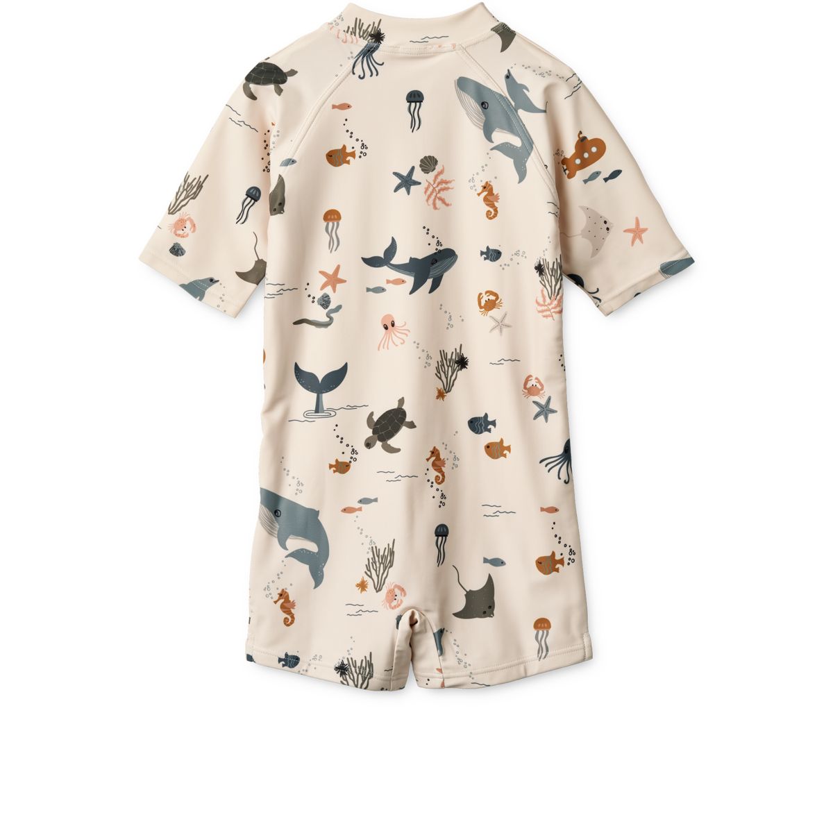 Liewood Max Schwimm-Jumpsuit - Sea creature / Sandy - Badeanzug
