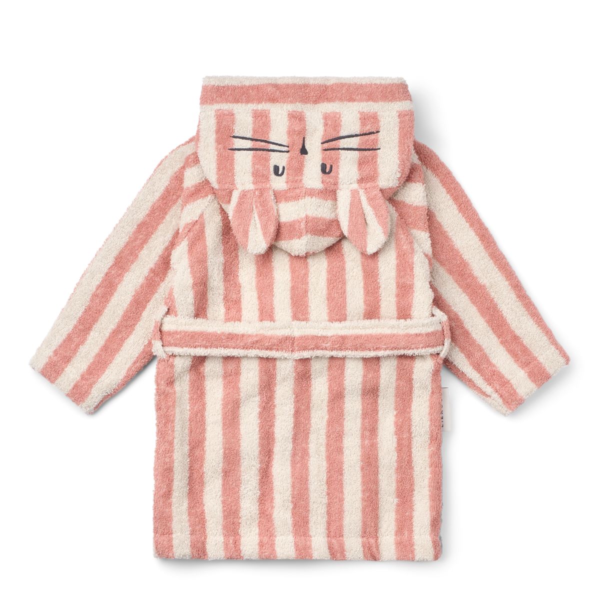 Liewood LILY Bademantel - Coral blush / creme de la creme stripe - Häntucher / Waschlasppen