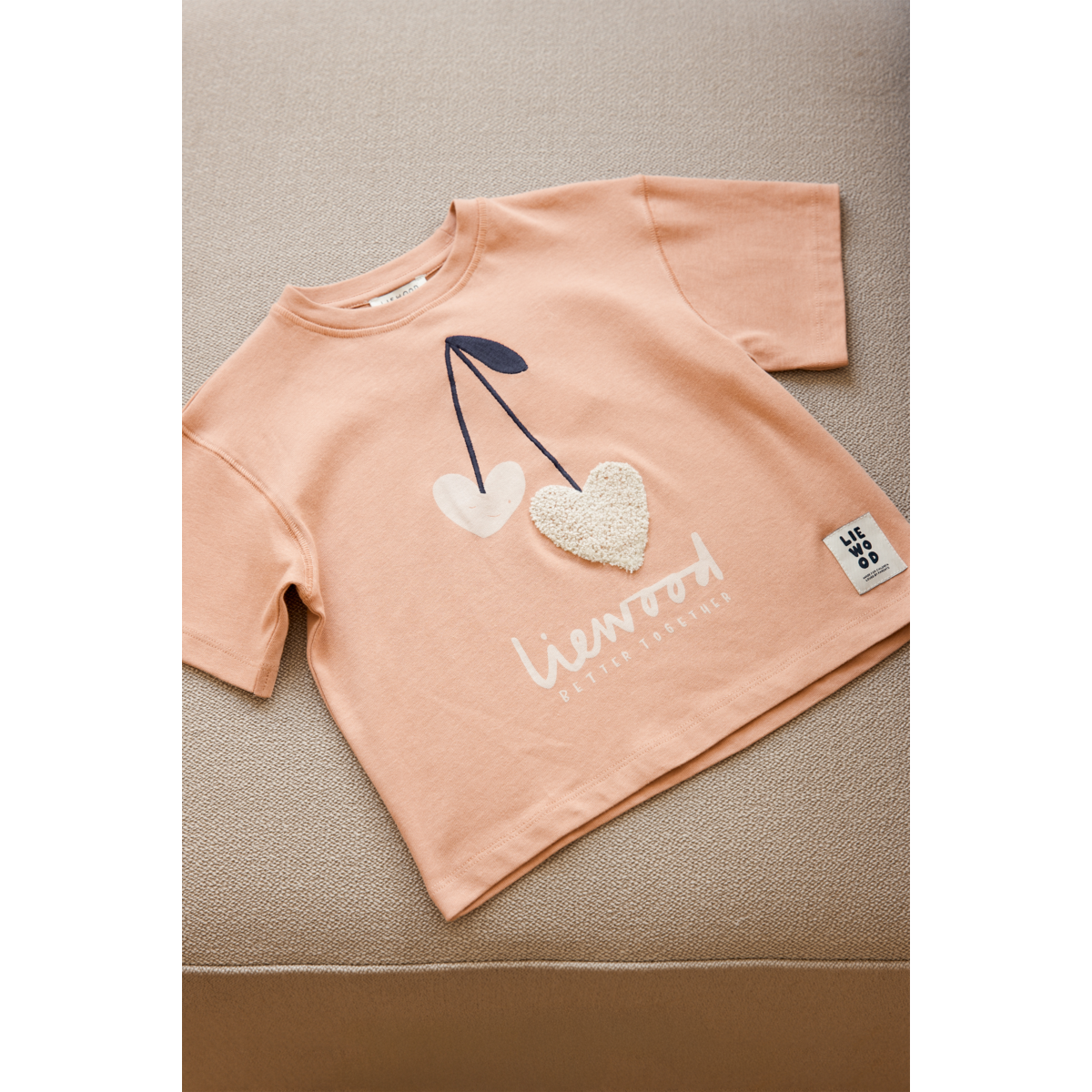 Liewood TYLER Kurzarm-T-Shirt - Sweethearts / Pale tuscany - T-shirt