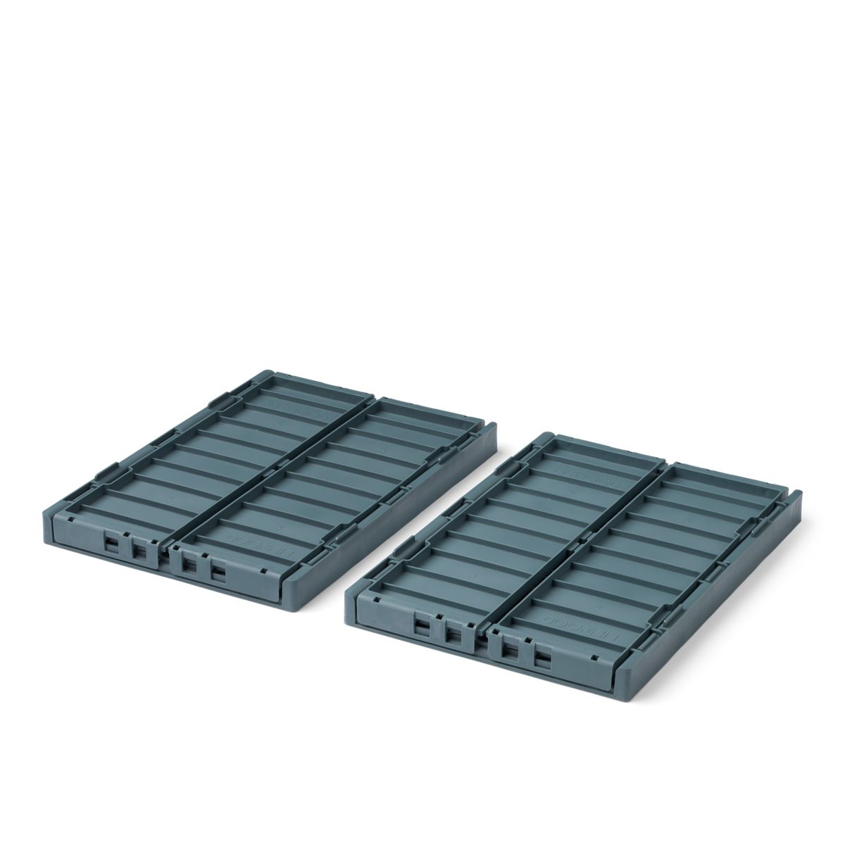 Liewood WESTON Aufbewahrungsbox Medium, 2er-Pack - Whale blue - Aufbewahrungsbox