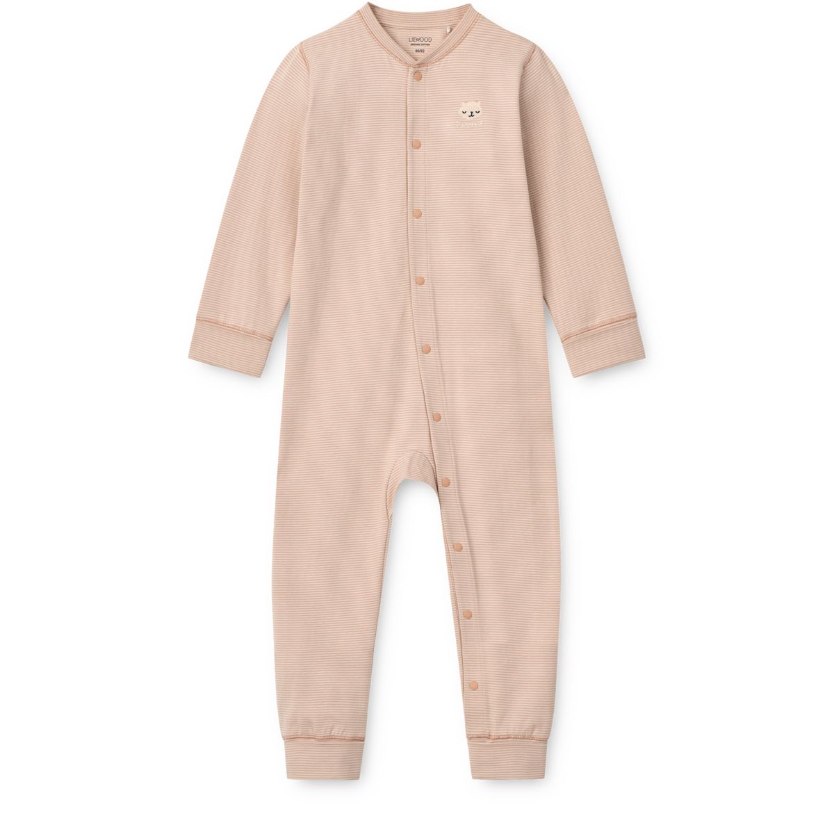 Liewood BIRK Grow Gestreifter Pyjama-Einteiler - Y/D Sandy / Pale tuscany stripe - Pyjama-Jumpsuit