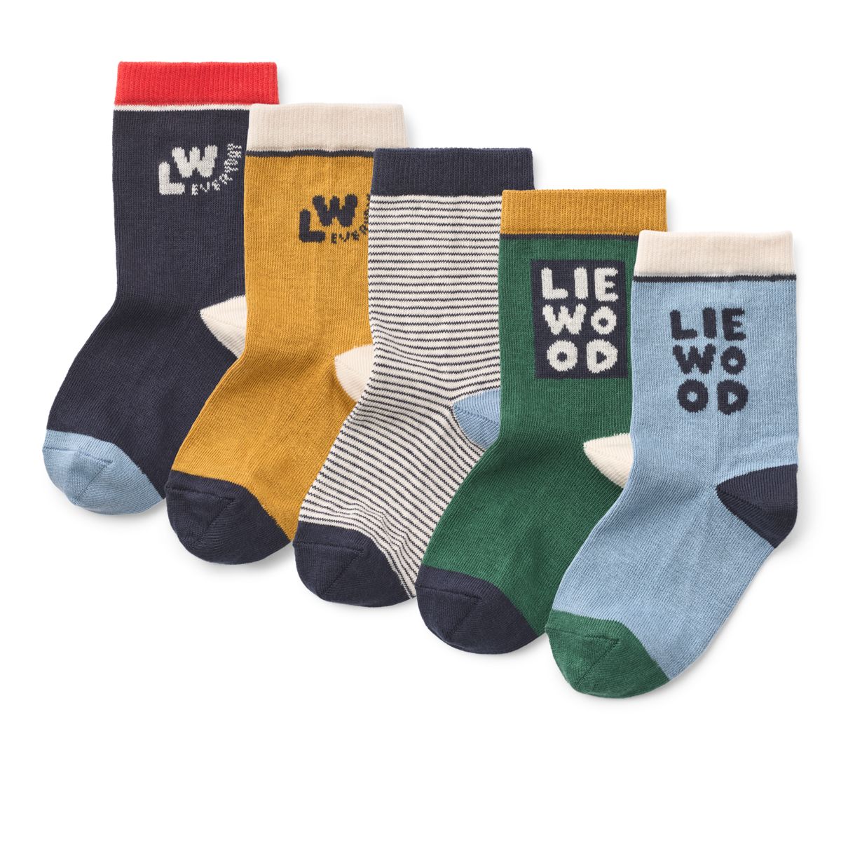 Liewood SILAS Socken 5er-Pack - Beach blue mix - Socken/Strümpfe