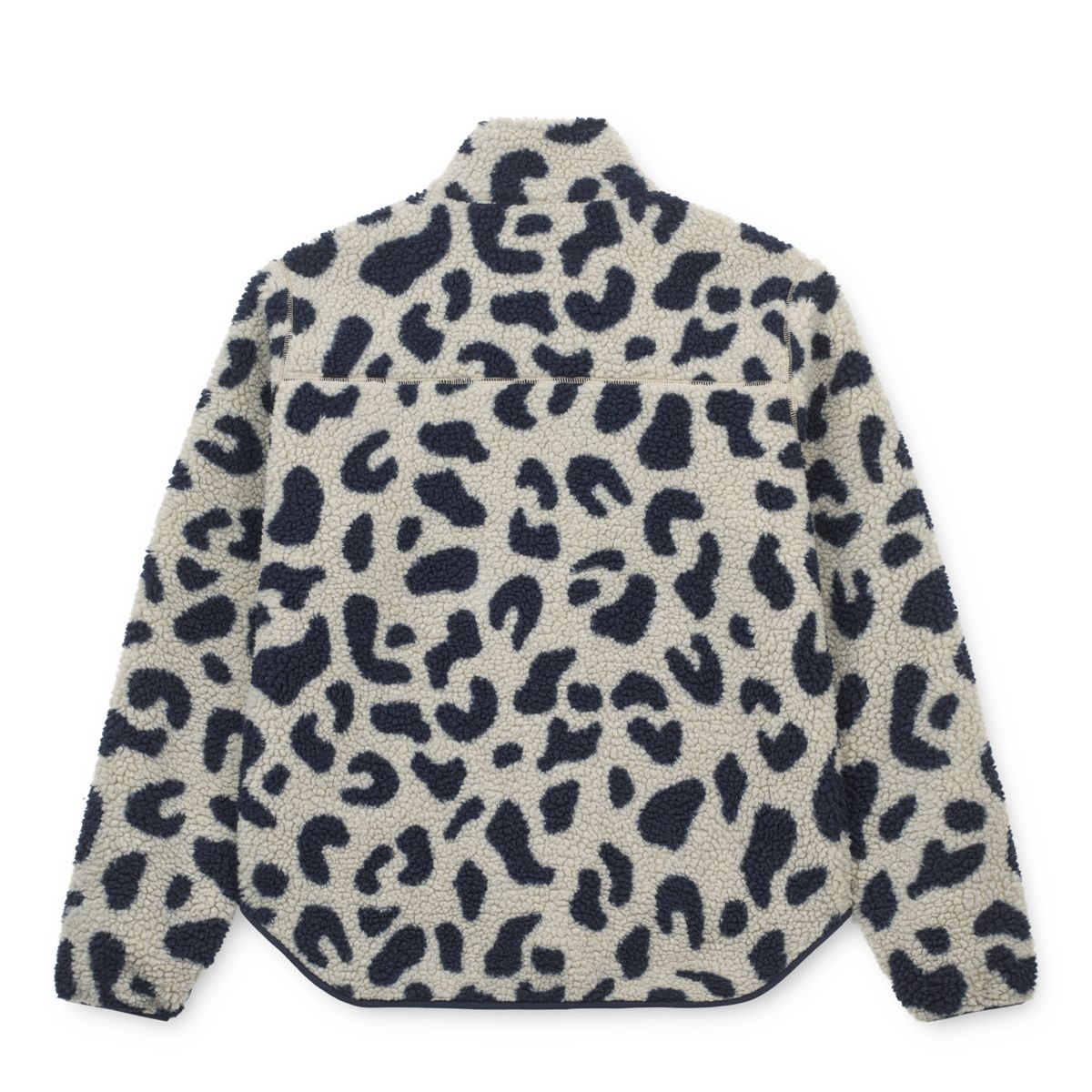 Liewood NIVA Pile Jacket für Erwachsene - Mega Leo mist / Classic Navy - Jacke