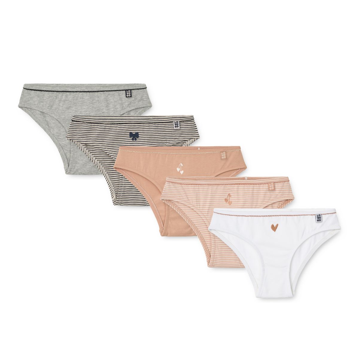 Liewood AYLIN Slips 5er-Pack - Pale tuscany mix - Unterhosen