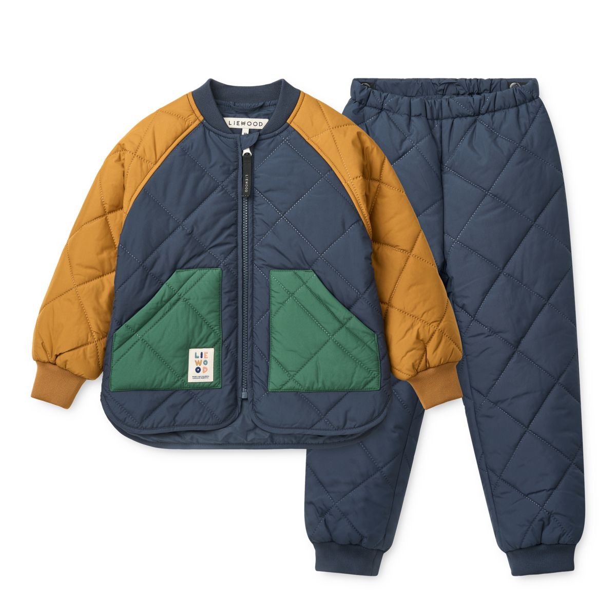 Liewood ZELLA Thermo-Set - Classic navy multi mix - Satz