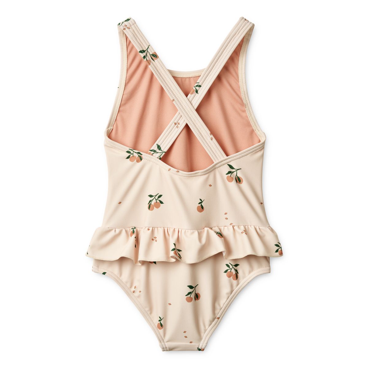 Liewood Amara Bedruckter Badeanzug - Peach / Sea shell - Badeanzug