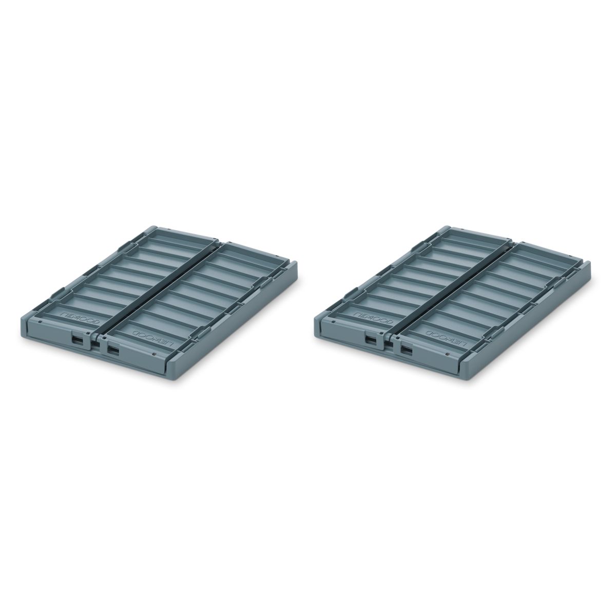 Liewood WESTON Aufbewahrungsbox Klein, 2er-Pack - Whale blue - Aufbewahrungsbox