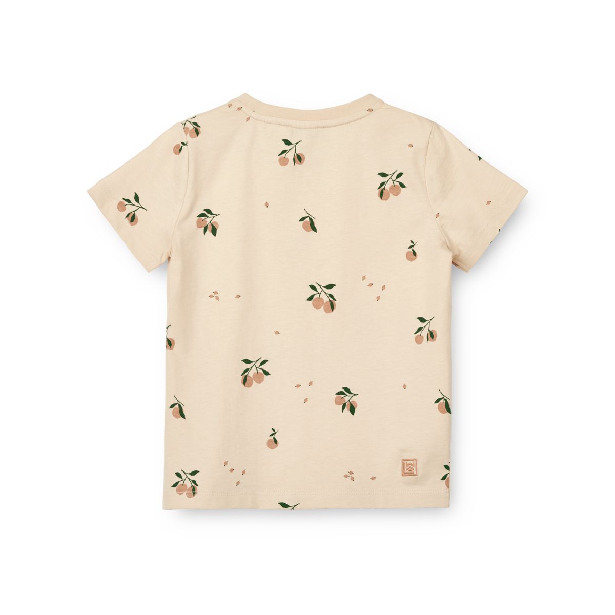 Liewood APIA bedrucktes Kurzarm-T-Shirt - Peach / Sea shell - T-shirt